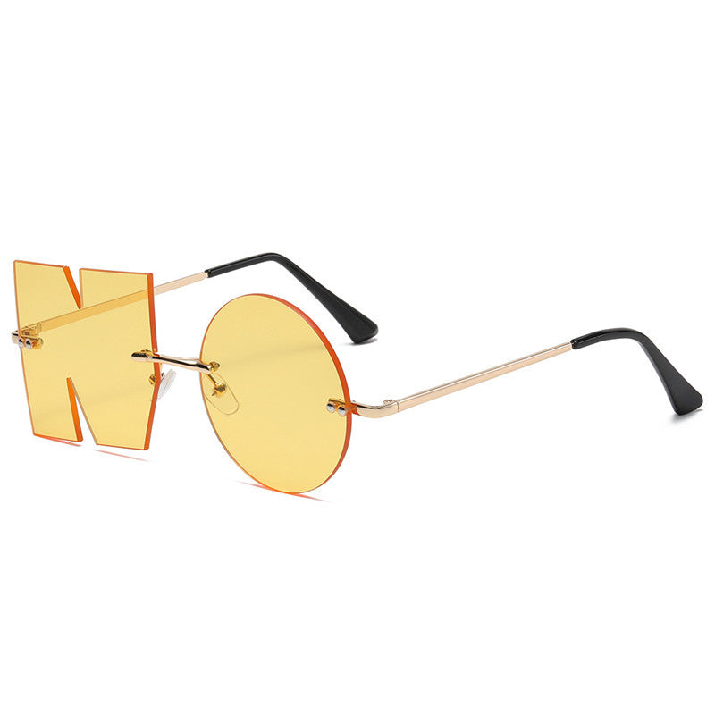 Wholesale PC Irregular Frameless Sunglasses